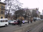 Вид на участок строительства т/ц Цитадель-3 в г.Днепропетровске до начала строительства в феврале 2002 года